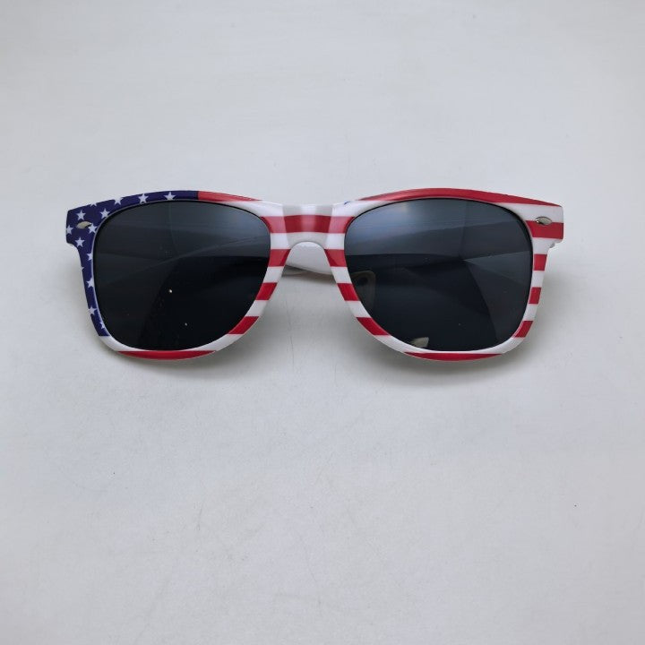 Classic American Flag Sunglasses with UV Protection