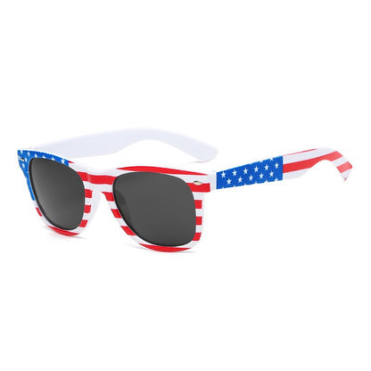 Classic American Flag Sunglasses with UV Protection