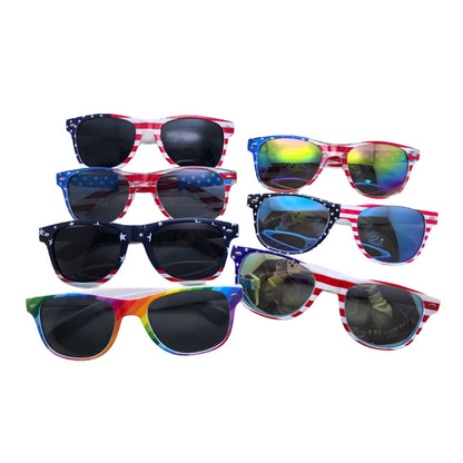 Classic American Flag Sunglasses with UV Protection