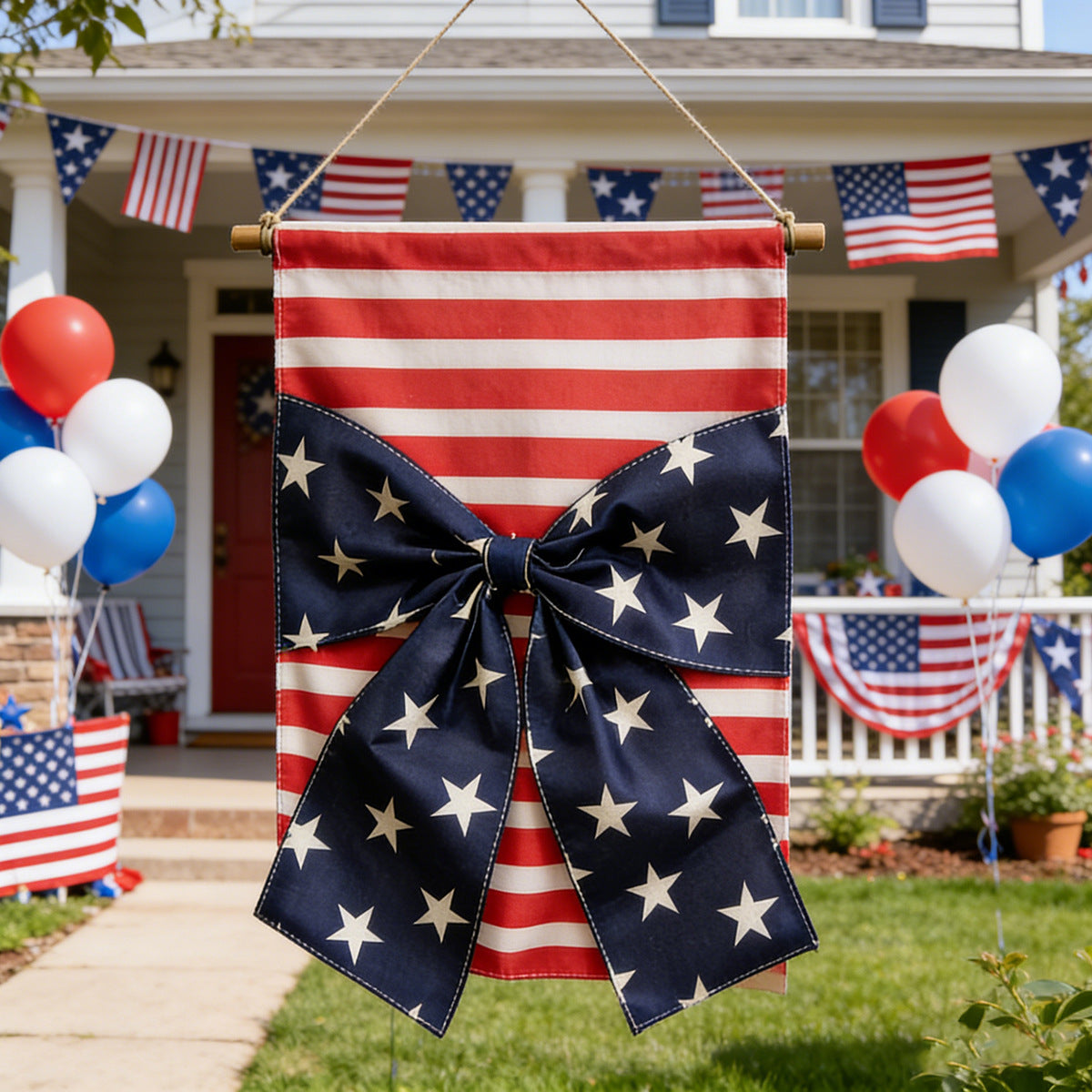 American Independence Day Garden Flag, Size options: 11.81 x 17.72 in