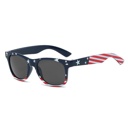 Classic American Flag Sunglasses with UV Protection