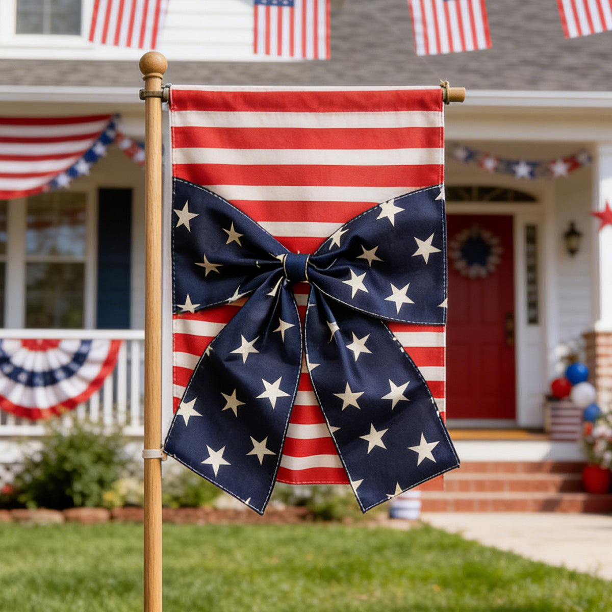 American Independence Day Garden Flag, Size options: 11.81 x 17.72 in